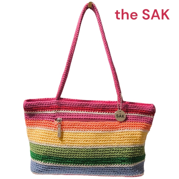 The Sak Handbags - The Sak Multicolor Crochet Shoulder Bag